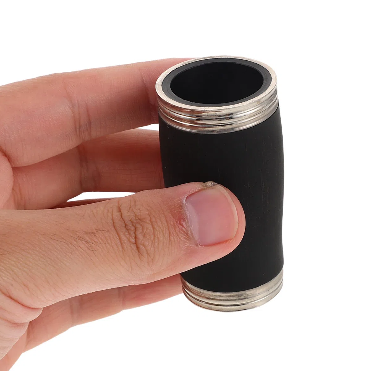 Toyvian Barilotto per Clarinetto in Plastico Nero a Due Sezioni da 62mm Accordatura Precisa e Lavorazione Accurata per Pratiche e Manutenzione Quotidiana