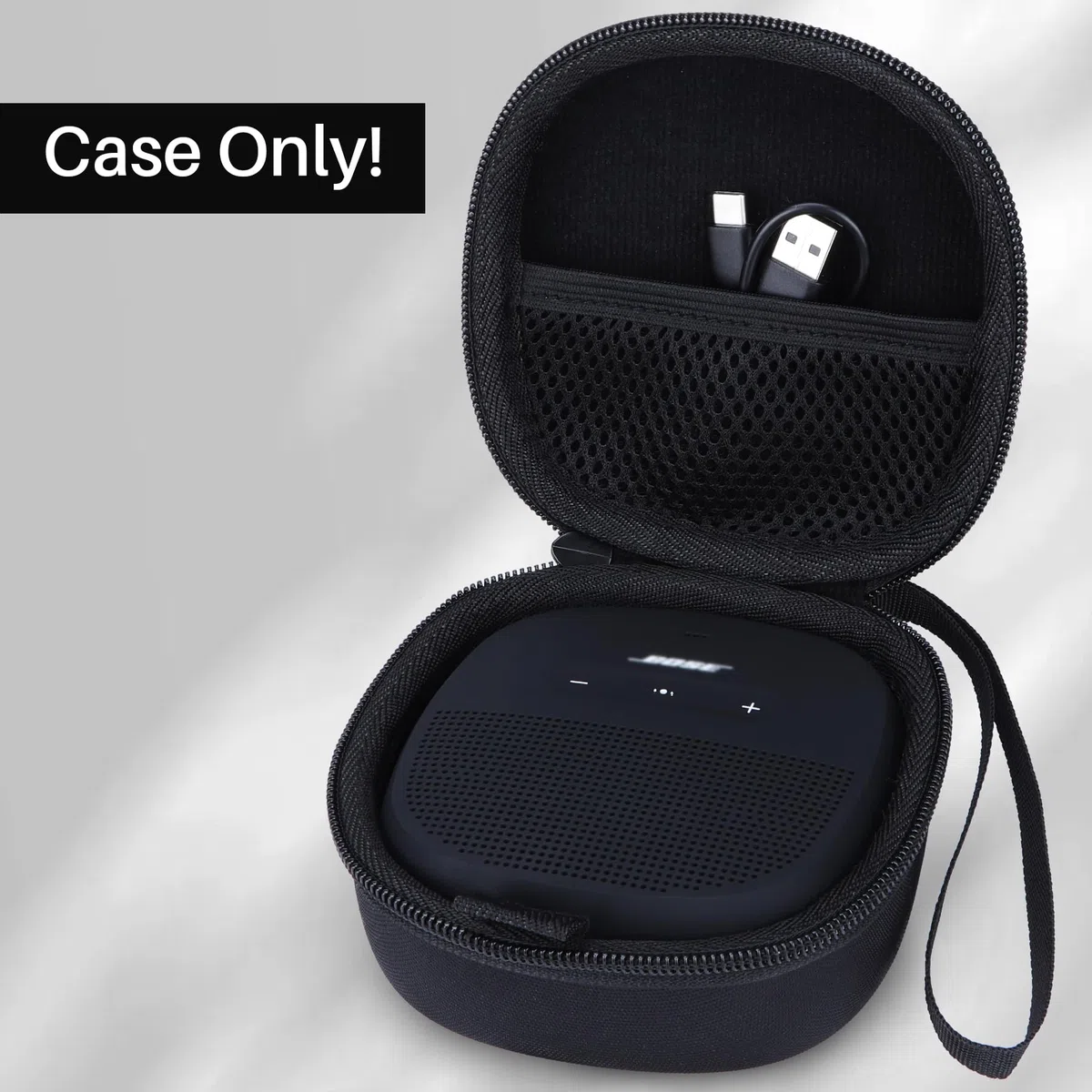 Lebakort ﻿Duro Viaggio Caso Custodia per Bose SoundLink Micro Diffusore Portatile (Nero)