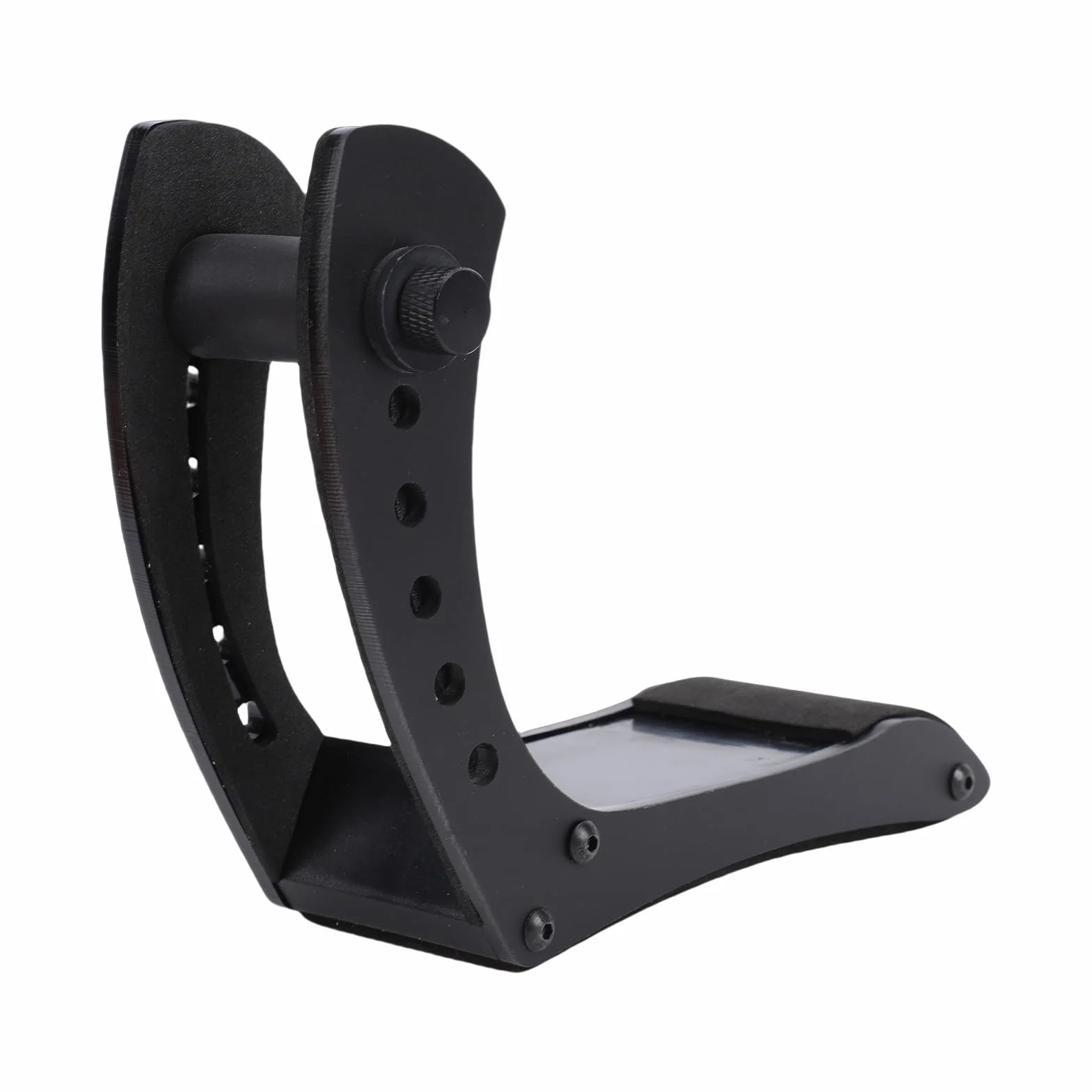 Supporto Ergonomico per Chitarra Elettrica, Supporto per Gamba del Poggiapiedi Regolabile in Altezza in 6 Posizioni, Gamba di per Chitarra Elettrica in Acrilico con Morsetto Laterale,