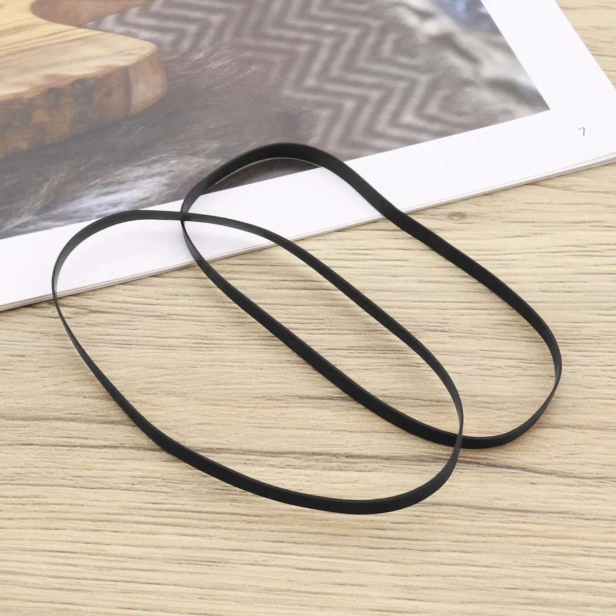 100 Pezzi 4mm Larghezza Registratore Cinghia In Gomma 40-135mm Mix Piatto Nastro A Cassetta Macchina Riparazione Cintura Cintura Assortita Per Registratore Walkman Ripetitore Unità DVD