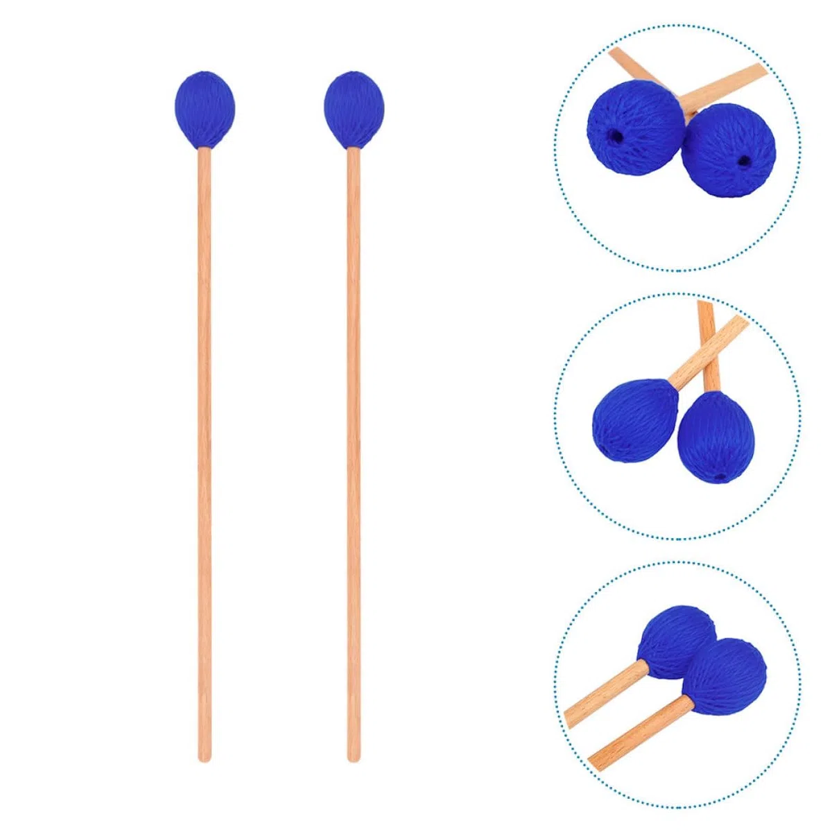 Levemolo Marimba Drumsticks in Legno Di Acero Per Strumenti Percussione Leggere e Antiscivolo Per Marimba e Tongue Drum Bacchette Da Performance Per Batteristi Principianti e Professionisti