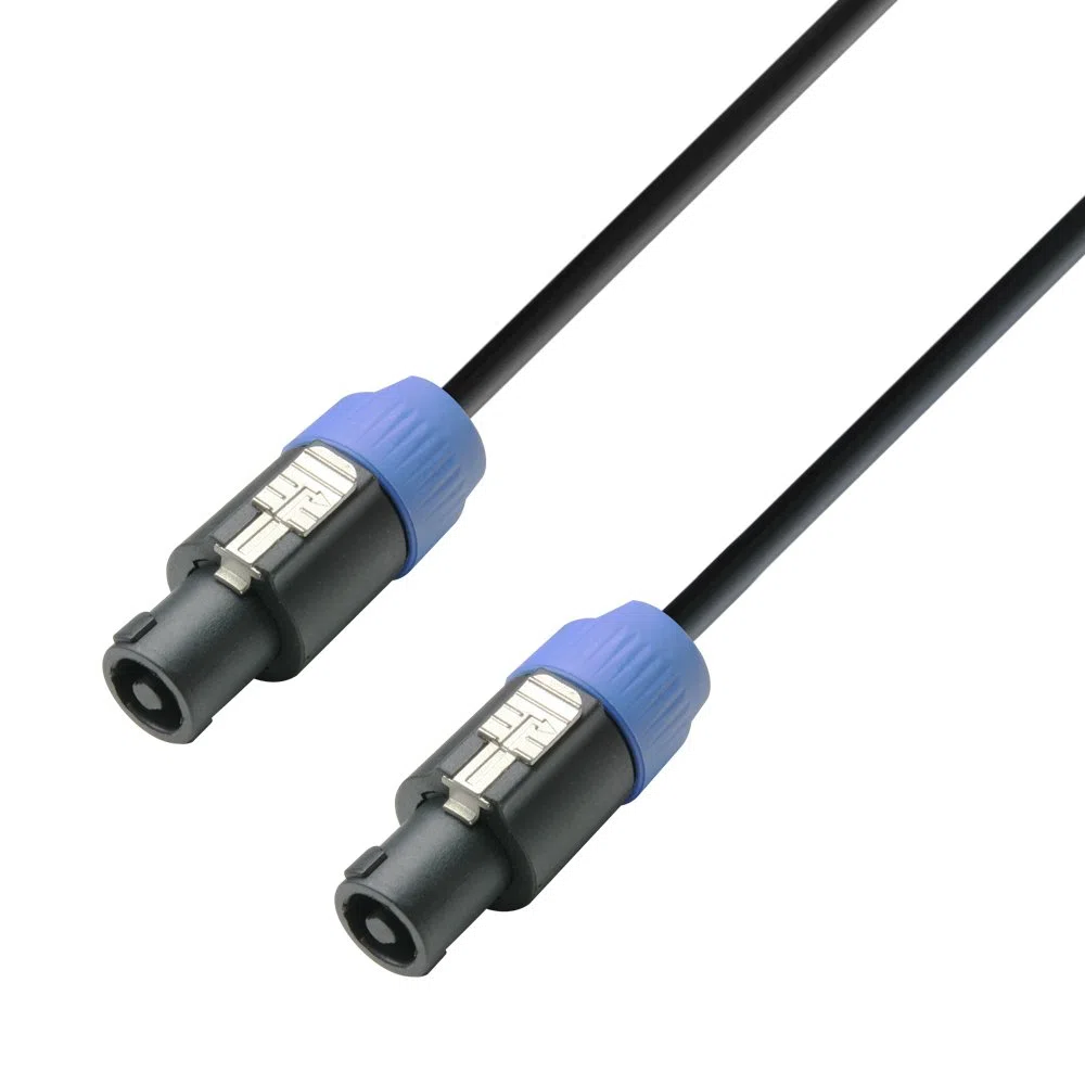 Adam Hall Cables 3 STAR S215 SS 0500 - Cavo per altoparlanti 2 x 1,5 mm² 4 poli Standard Speaker Connettori 5 m