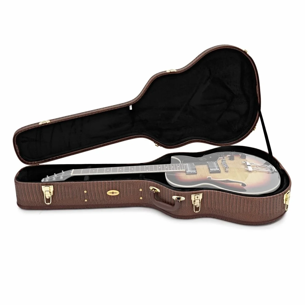 gear4music Custodia Deluxe per Chitarre Jazz Archtop