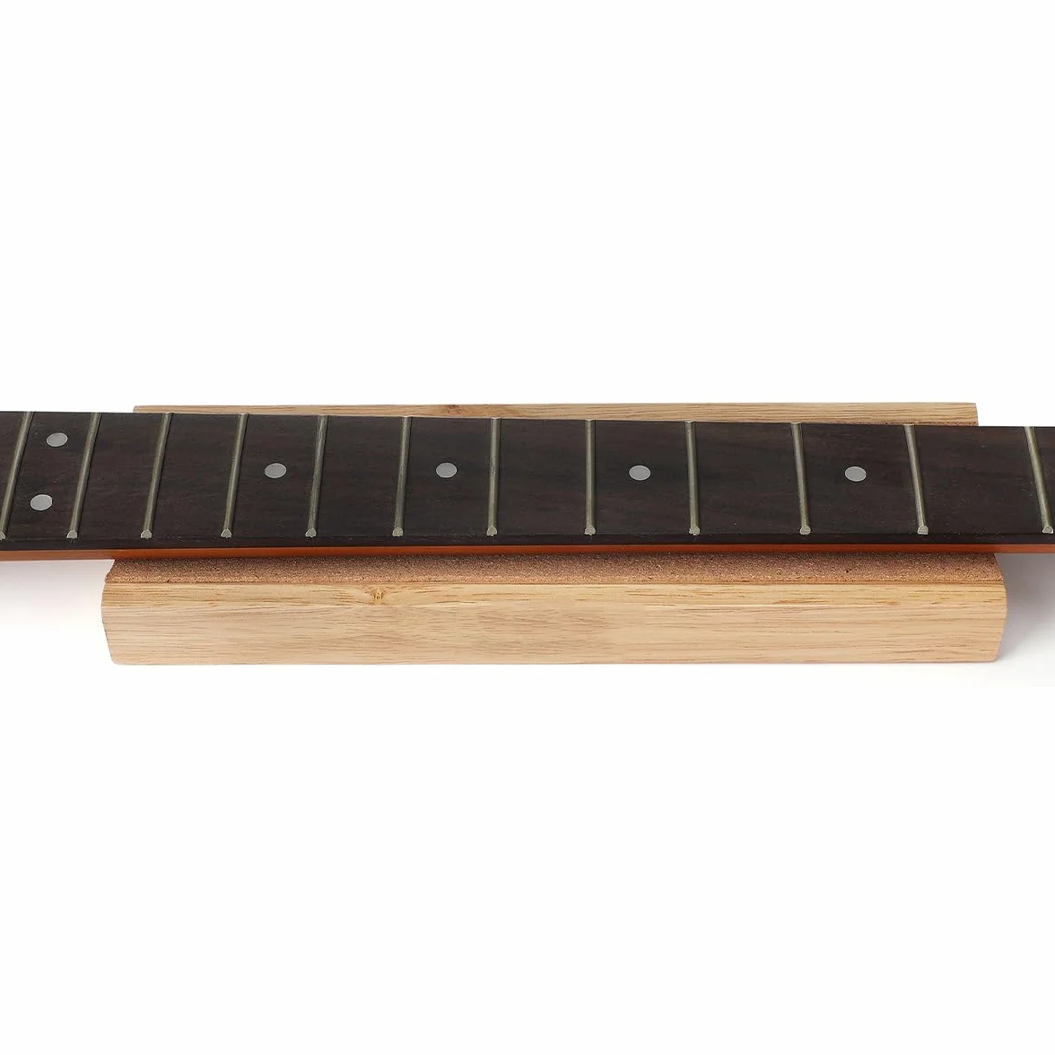 Supporto per poggiacollo per chitarra, supporto per poggiacollo in legno, espositore per chitarre, bassi, ukulele
