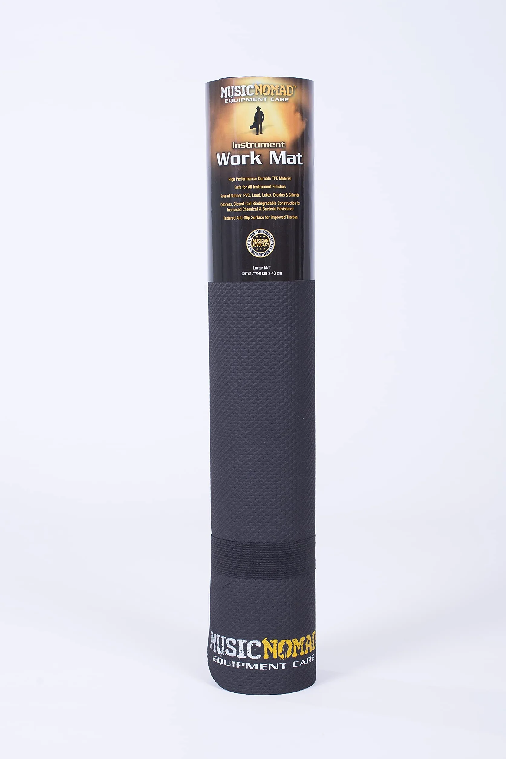 MusicNomad MN208 - Tappetino di alta qualità per strumenti musicali, dimensioni 43,2 x 91,4 cm