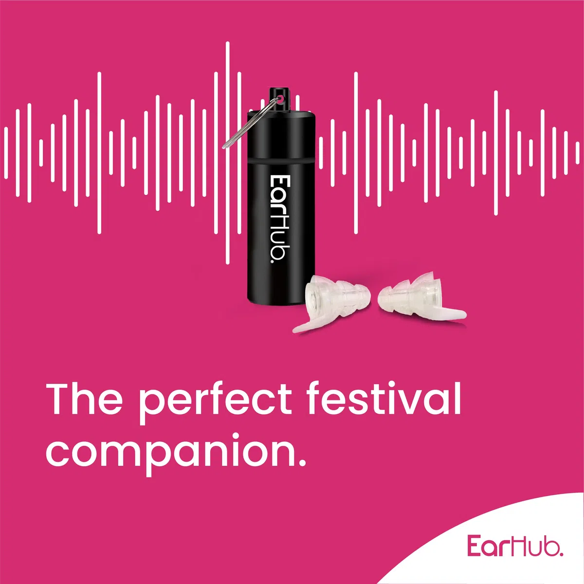 EarHub Tappi per le orecchie con filtro musicale, 23 dB per la riduzione del rumore, protezione dell'udito per musicisti, DJ, batteristi, percussioni, festival, discoteche e altri eventi forti,