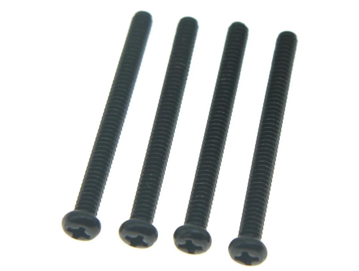 Dopro Imperial/USA Filettatura Humbucker Pickup Anello Humbucker Pickup Altezza Viti Pickup Telaio Surround Viti di Montaggio Molle per/EMG/Seymour Duncan/Dimarzio Nero