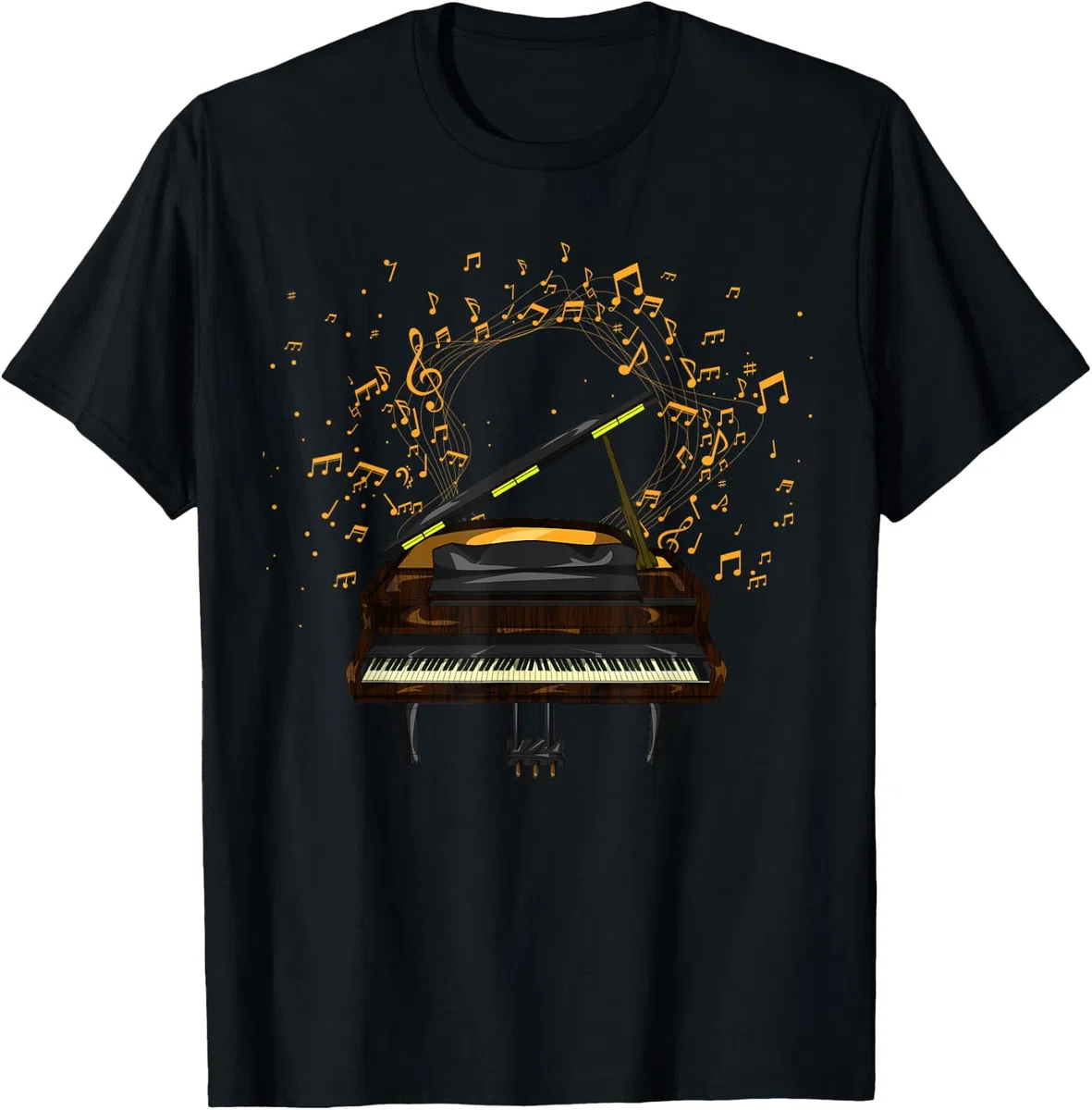 Pianista Idea Regalo Strumento Musicale Pianoforte Maglietta