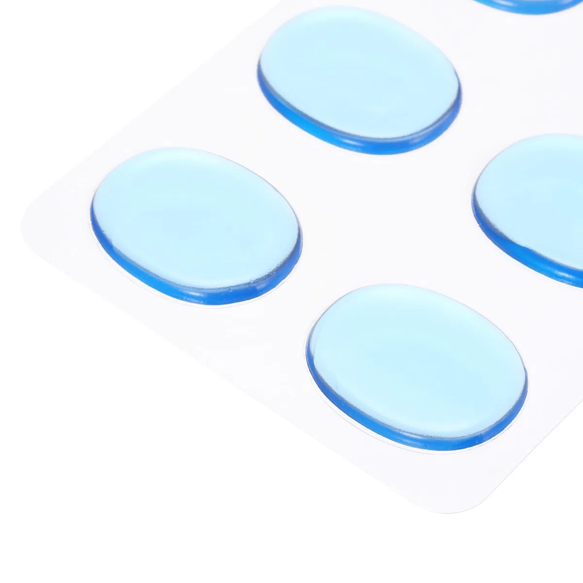 QUARKZMAN 48 Pz Smorzatori Per Tamburo Gel Pad Silicone Smorzatori Per Tamburo Silenziatori Per Tamburo Moon Gels Blu 33x26x3mm Per Tamburi Piatti Controllo Del Tono