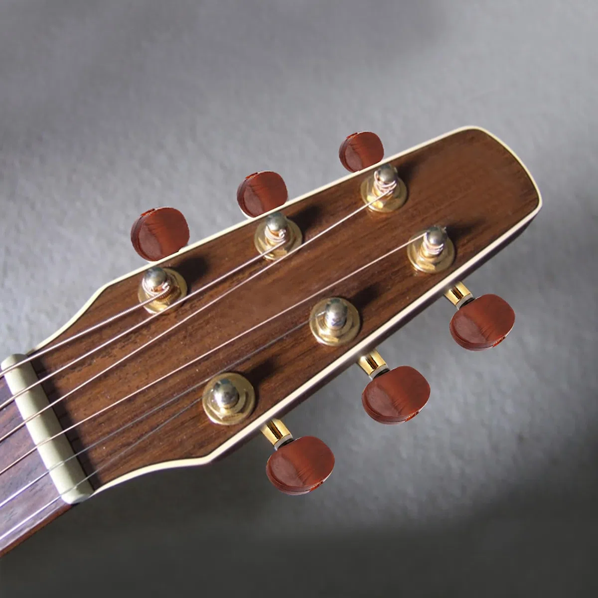 Piroli Accordatura per Corde Chitarra 3L3R Piroli Chitarra Chiavi di Sintonia Meccaniche Chiuso Testa Rotonda(Oro)