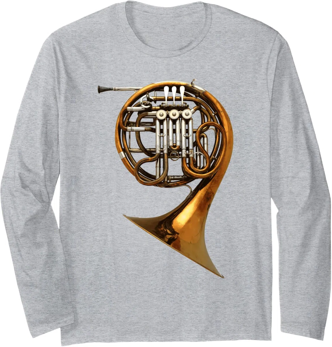 Suonatore di corno francese Gift Music Doppio corno Maglia a Manica