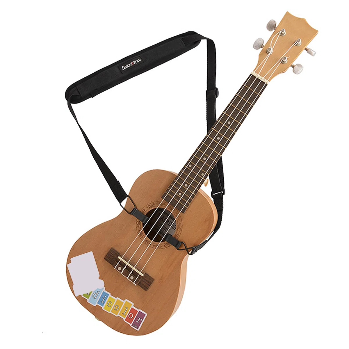 OhMill Cinghia per Ukulele in Cotone Antiscivolo e Regolabile Con Gancio - Accessori per Chitarra e Strumenti Generali